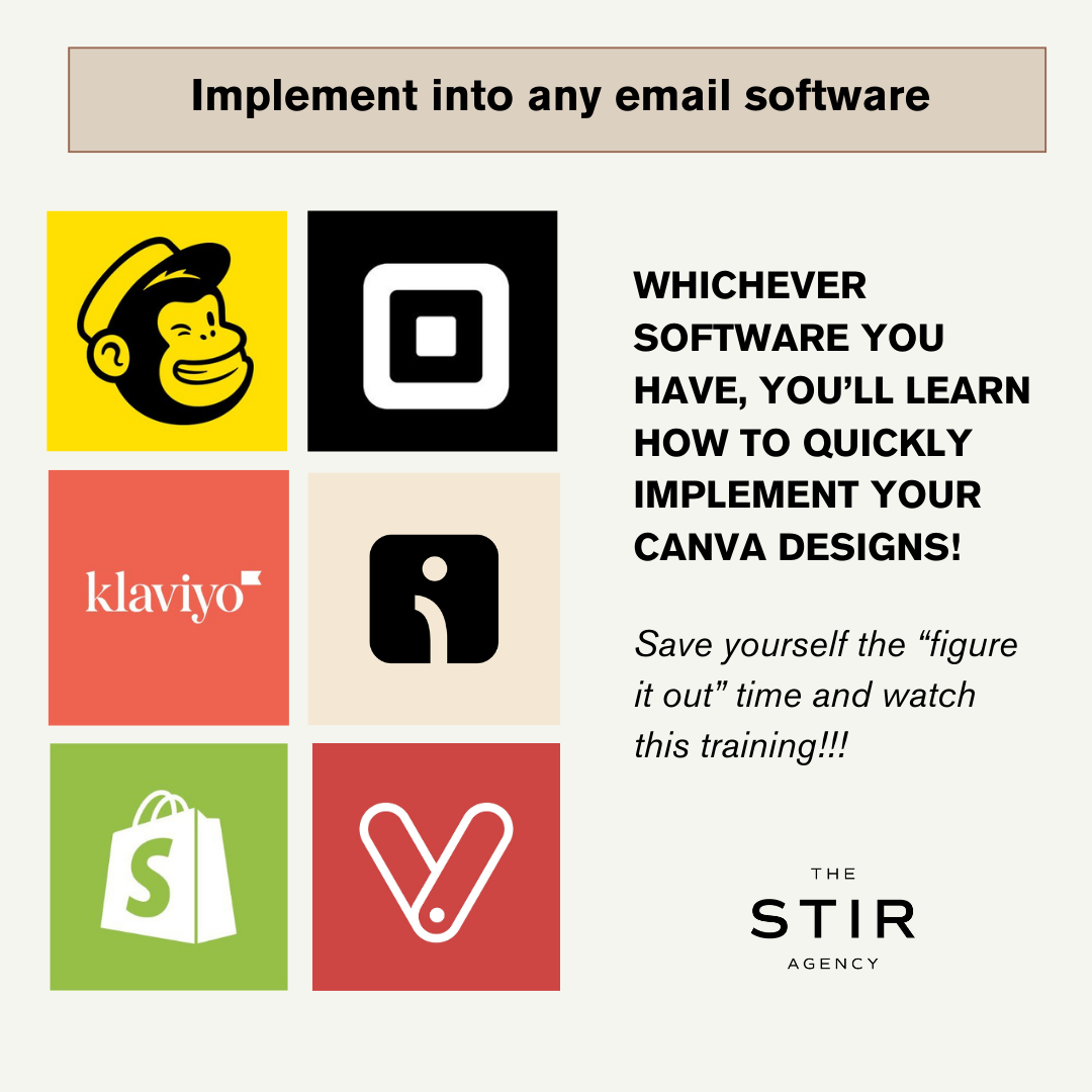 Edit & Implement Canva Emails in 10 minutes Training
